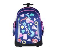 Sac à dos à roulettes - BODYPACK - Doodle - Multicolore - 2 compartiments - Recyclé