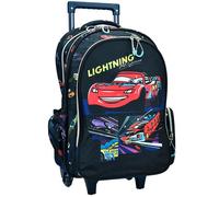 Sac à dos à roulettes Cars Flash McQueen Lightning 44 CM Trolley Haut de Gamme