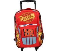Sac à dos à roulettes Disney Cars 3 Piston Cup 3D rouge G