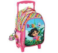 Sac à dos à roulettes Dora l'exploratrice 30 CM Maternelle