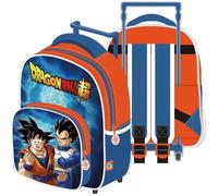 Sac à dos à roulettes - Dragon Ball Z - 24x36x12cm - 100% Polyester - Mixte - Enfant