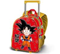 Dragon Ball Kintoun-Sac à Dos à roulettes Petit, Rouge, 26 x 34 cm, Capacité 12,5 L