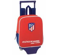 Sac À Dos À Roulettes Enfant Garçon Atlético De Madrid 28 Cm - Petite Section Maternelle Bleu / Rouge / Blanc TU