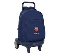 Safta Sac à dos FC Barcelone 2nd Kit Compact 33 l 33x45x22 cm Polypropylène Acier Bleu avec chariot