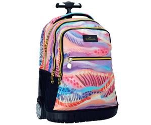 Sac À Dos À Roulettes Fille 48 Cm - Trolley Haut De Gamme - Hallmark Multicolore TU