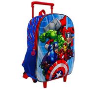 Sac À Dos À Roulettes Garçon Avengers Imprimé 3d Bleu / Rouge / Blanc TU