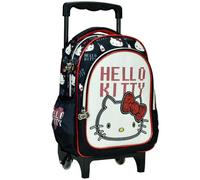 Sac à dos à roulettes Hello Kitty Heart Strass 30 CM Trolley Maternelle