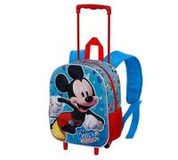 Sac à dos à roulettes - KARACTERMANIA - Mickey Mouse - Enfant - Bleu