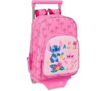 Sac à dos à roulettes - LILO ET STITCH - Aloha - 34 CM - Rose - Maternelle