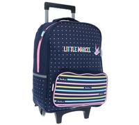 Sac à dos à roulettes - LITTLE MARCEL - Rayure - 42 CM - 2 compartiments - Garantie 1 an