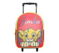 Sac à dos à roulettes maternelle disney le roi lion simba rouge TU