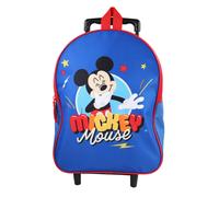 Bagtrotter Sac à dos scolaire à roulettes Mickey Bleu Garçon 25x12x32 cm Polyester