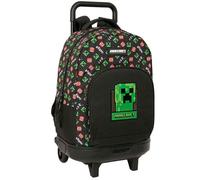 Sac à dos à roulettes Minecraft Creeper TNT 45 CM Trolley Haut de Gamme