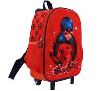 Sac à dos à roulettes Miraculous Ladybug 3D 36 CM Trolley Maternelle