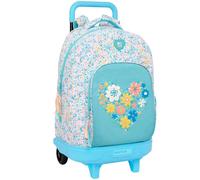 Sac À Dos À Roulettes Moos Fiori 45 Cm Trolley Haut De Gamme Multicolore TU