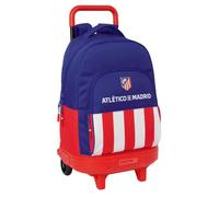 Safta – Sac à dos à roulettes Atletico de Madrid – 45 cm – Bleu