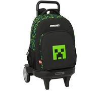 Sac à dos à roulettes - SAFTA - MINECRAFT TNT - Compact - Évolutif - Confortable