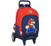Safta Sac à Dos à Roulettes Compact Evolutive Super Mario Trick