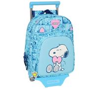 Sac à dos à roulettes Snoopy Love 34 CM Trolley Maternelle