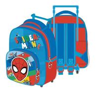 Sac à dos à roulettes - SPIDERMAN - 24x36x12cm - 100% Polyester - Pour enfants - Trolley inclus