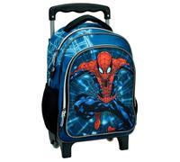Sac à dos à roulettes Spiderman Neon Web 30 CM Trolley Maternelle
