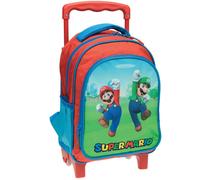 Sac à dos à roulettes Super Mario 31 CM Trolley maternelle