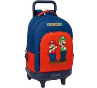 Sac À Dos À Roulettes Super Mario mamma Mia 45 Cm Trolley Haut De Gamme Multicolore TU
