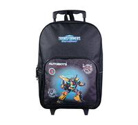Sac à dos à roulettes transformers noir