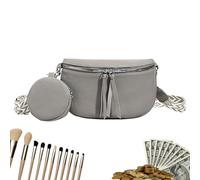 Sac à dos à sangle unique - Sac à bandoulière pour femme | Sac de poitrine pour femme | Sac à bandoulière simple en cuir synthétique | 25 x 16 x 8 cm - Sacs à bandoulière ergonomiques pour salle de