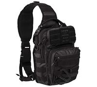 Mil-Tec Assault Tactical, sac à bandoulière petit Noir Noir