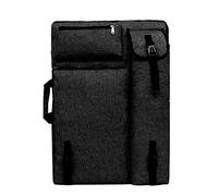 Sac à dos A3 - Grand sac de transport avec bandoulière - Sac de transport multifonction - Portable - 65 x 47 cm - Étanche - Pour croquis et artistes, Noir , Taille unique, Fonctionnel ou basique