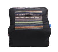 Sac à dos accordéon en coton de style ethnique, imperméable, très grand format, pour instruments de basse de 48 à 120 pouces, idéal pour les voyages et les performances, avec étui