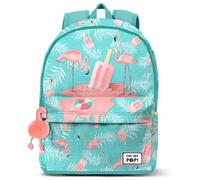 Oh My Pop Ice Flamingo Fan Hs 2.2 Backpack Vert,Bleu Enfants