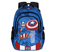 Sac Ã dos adaptable enfant Karactermania Marvel Captain America Gears Bleu 44x34x21 cm