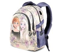 Sac Ã dos adaptable fille Karactermania Disney Frozen 2 Emotion Beige 44x34x21 cm