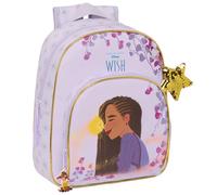 Sac Ã dos adaptable fille Safta Disney Wish Violet 28x10x34 cm