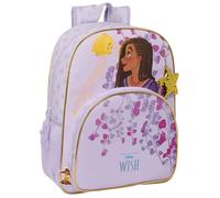 Sac Ã dos adaptable fille Safta Disney Wish Violet 33x14x42 cm