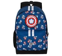 Sac Ã dos adaptable Karactermania Marvel Captain America Plus Brave Bleu 43x30x18 cm