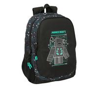 Safta Sac à dos Minecraft Screen 23 L scolaire 32 x 16 x 44 cm Noir pour enfants