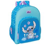 Sac Ã dos adaptable Safta Disney Stitch Hawaii Bleu 33x14x42 cm