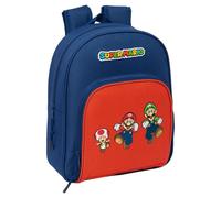 Sac à dos adaptable Super Mario Bros Mamma Mia 34cm Safta