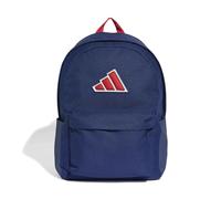 adidas Mixte Essentials Logo Backpack, dark blue/pure ruby, One Size