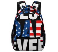 Sac À Dos American Flag Best Dad Ever Backpack Loisirs Daypack Tendance Cartable pour Voyage Scolaire Randonnée
