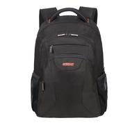 Sac à dos - American Tourister - At Work - 17.3 pouces - Noir / Orange - Compartiments pratiques