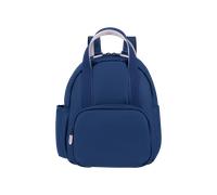 American Tourister Puffypop - Mini Sac à Dos Femme (35 cm, 8.5 L) - Compartiment pour AirPods & Tablette - 2 Porte-bouteilles - Bleu (Navy)