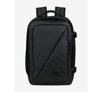 American Tourister Take2Cabin - Sac de cabine Ryanair 40 x 25 x 20 cm, 24 L, 0,50 kg, bagage à main, sac à dos d'avion S, sous-siège, édition noire (Black Edition)