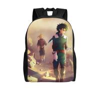 Sac à dos Anime Boku No Hero, léger, unisexe, basique, pour la journée, les livres, pour ordinateur portable, pour les voyages, l'école et le bureau, Da-XTYD2408 Noir