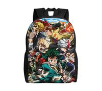Sac à dos Anime Boku No Hero, léger, unisexe, basique, pour ordinateur portable, voyage, école, bureau, Da-XTYD2291 Noir