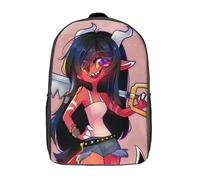 Sac à dos animé Helluva Boss, sac à bandoulière basique, sac à dos, cartable, sac à dos - XTYD1723 Noir