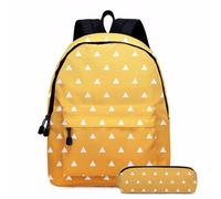 Sac à dos Anime Kawaii Esthétique Mignon Dessin animé Japonais Figure Cosplay Fournitures scolaires Harajuku Academia Manga Ita Bag, jaune, Large, Sacs à dos de jour